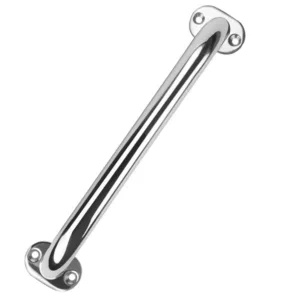 single stainless steel grab handle