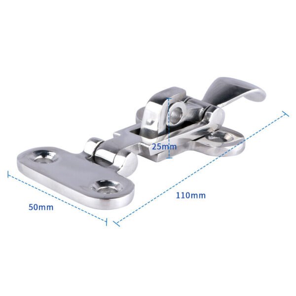 stainless steel latch fastener with measurements