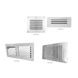 304 stainless steel louvered vents