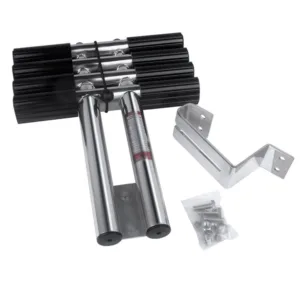 4 step telescopic dive ladder with folded view
